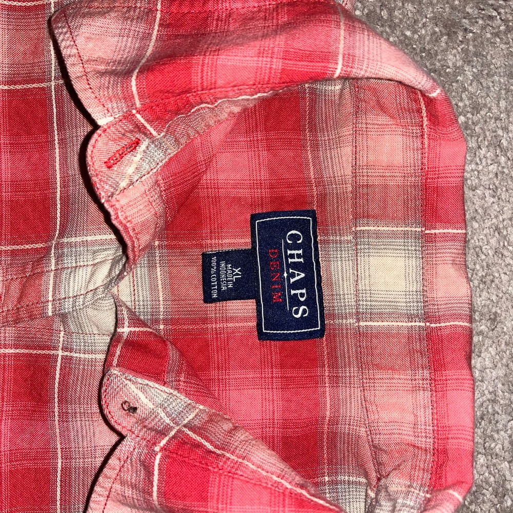 Chaps Button Front Blouse. Sz Xl. - image 2